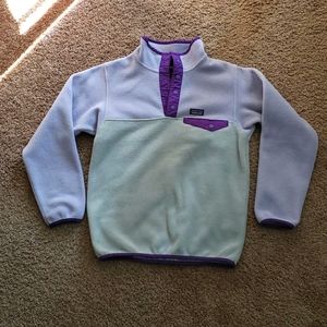 EUC Patagonia SnapT Synchilla Pullover Size Youth L or Women XS
